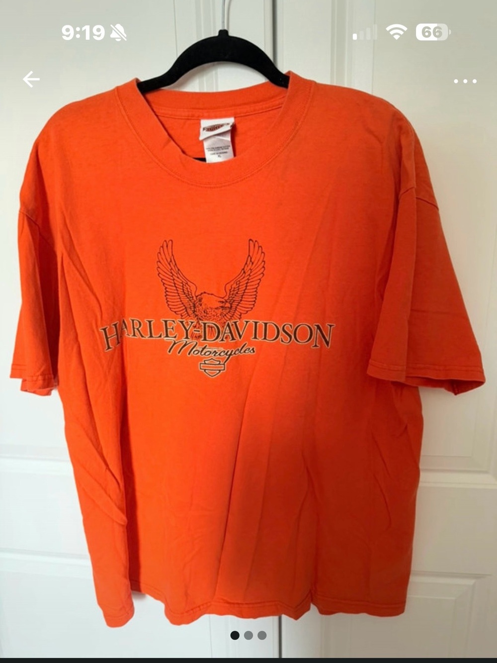 Harley-Davidson Orange Eagle Graphic Tee